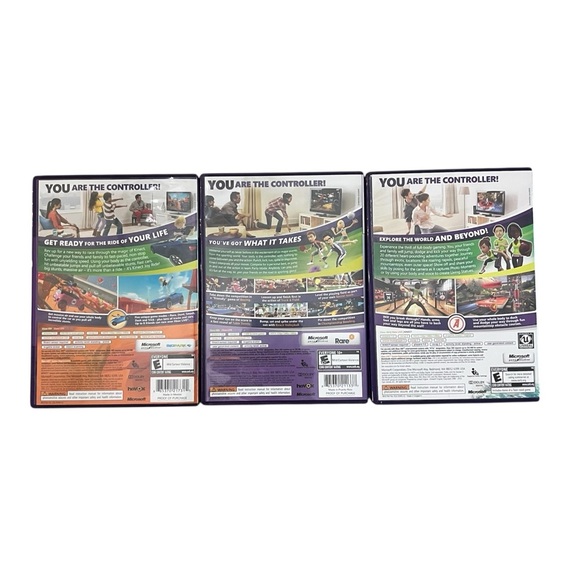 XBox 360 Kinect Game Bundle - Joy Ride, Sports, Adventures - Picture 2 of 2